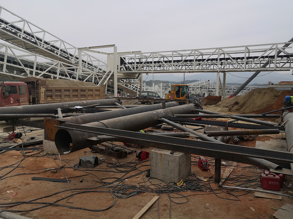 福州螺旋钢板仓湛江5000吨项目进展
